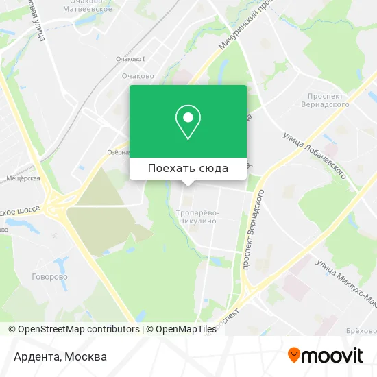 Карта Ардента