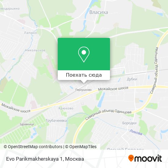 Карта Evo Parikmakherskaya 1