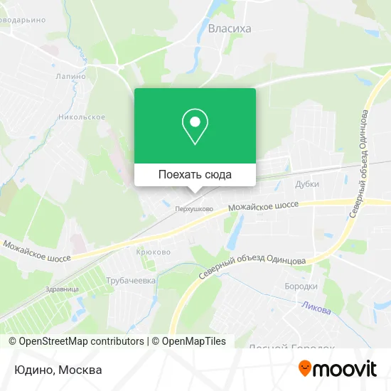 Карта Юдино