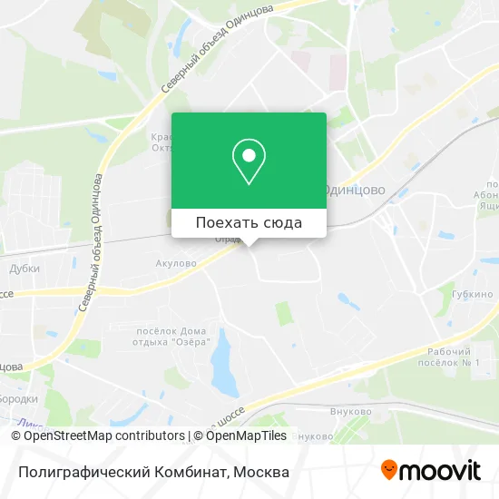 Карта Полиграфический Комбинат