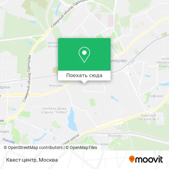 Карта Квест-центр