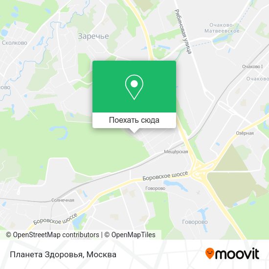 Карта Планета Здоровья