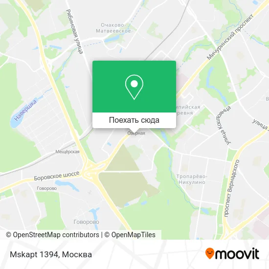 Карта Mskapt 1394