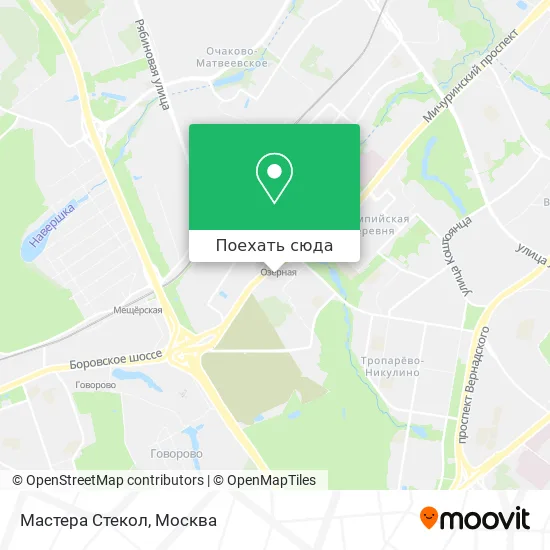 Карта Мастера Стекол