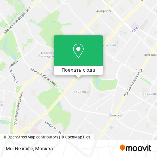 Карта Mũi Né кафе