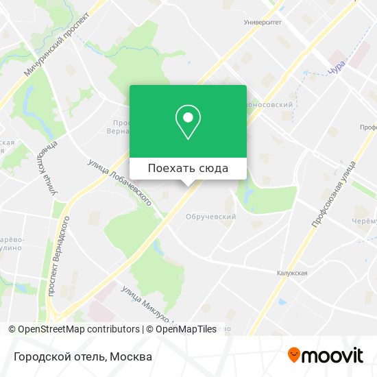 Карта Городской отель