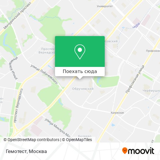 Карта Гемотест