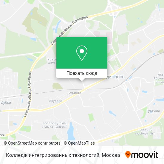 Карта Колледж интегрированных технологий