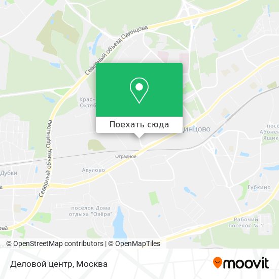 Карта Деловой центр
