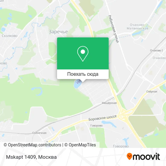 Карта Mskapt 1409