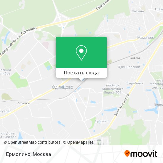 Карта Ермолино