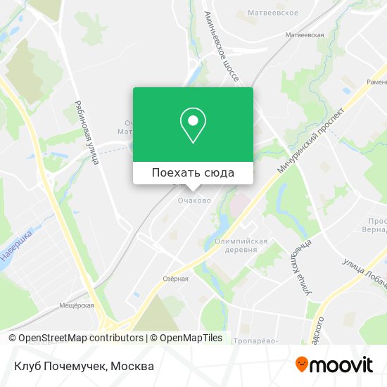 Карта Клуб Почемучек