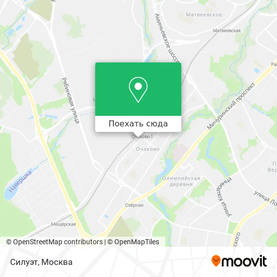 Карта Силуэт