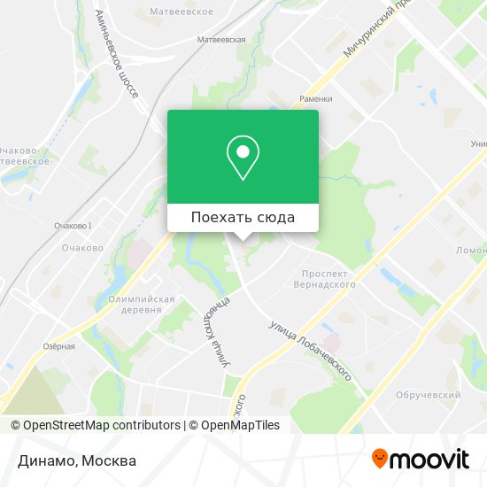 Карта Динамо