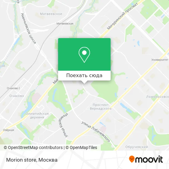 Карта Morion store