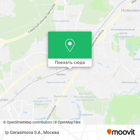 Карта Ip Gerasimova S.A.