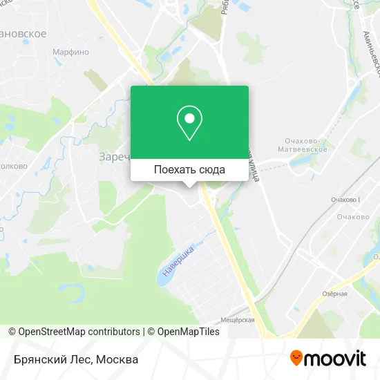 Карта Брянский Лес
