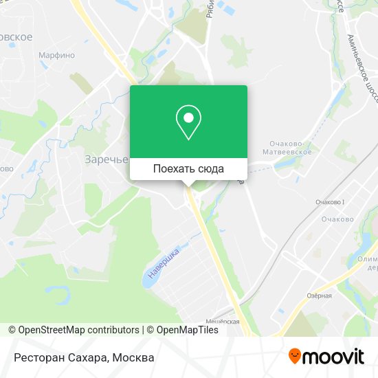Карта Ресторан Сахара