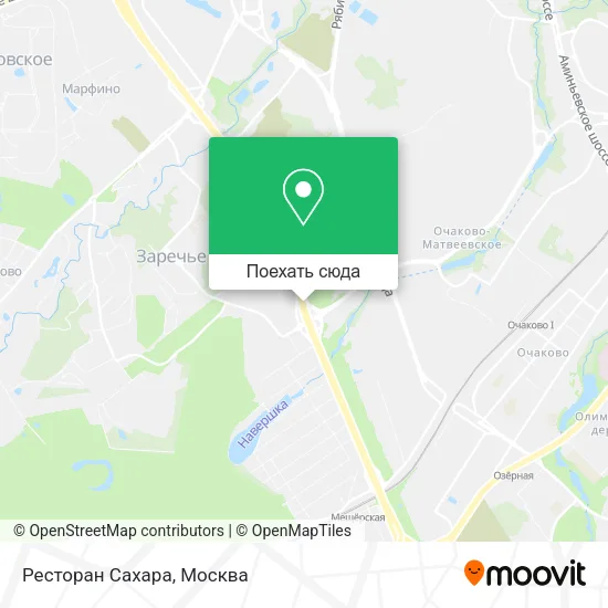 Карта Ресторан Сахара