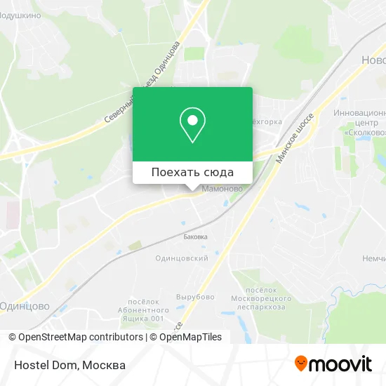 Карта Hostel Dom