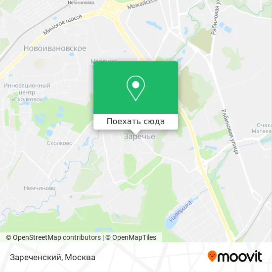 Карта Зареченский