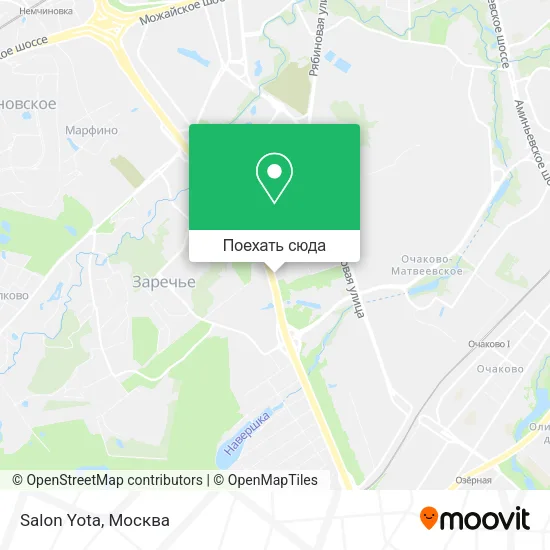 Карта Salon Yota