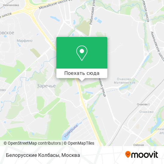 Карта Белорусские Колбасы