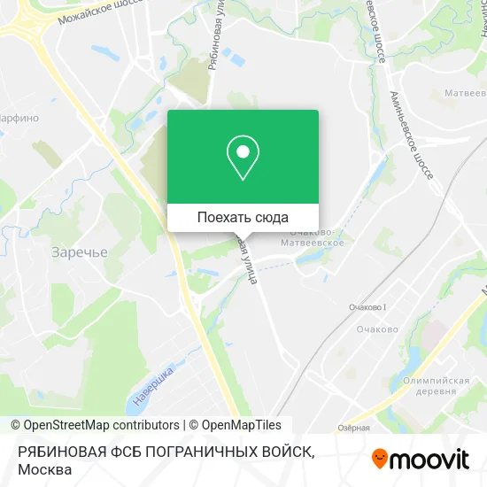 Карта РЯБИНОВАЯ ФСБ ПОГРАНИЧНЫХ ВОЙСК