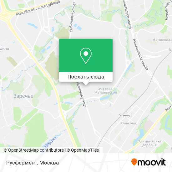 Карта Русфермент