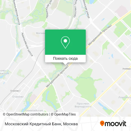 Карта Московский Кредитный Банк
