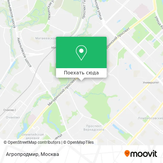 Карта Агропродмир