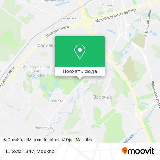 Карта Школа 1347