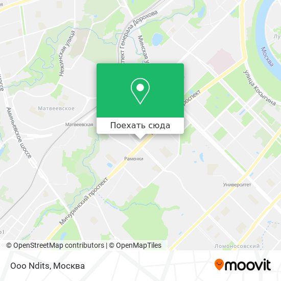 Карта Ooo Ndits