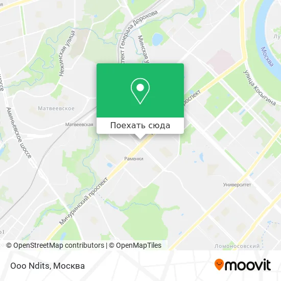 Карта Ooo Ndits