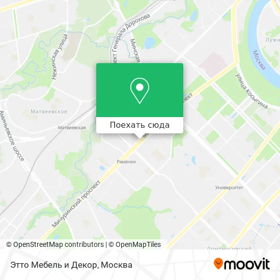 Карта Этто Мебель и Декор