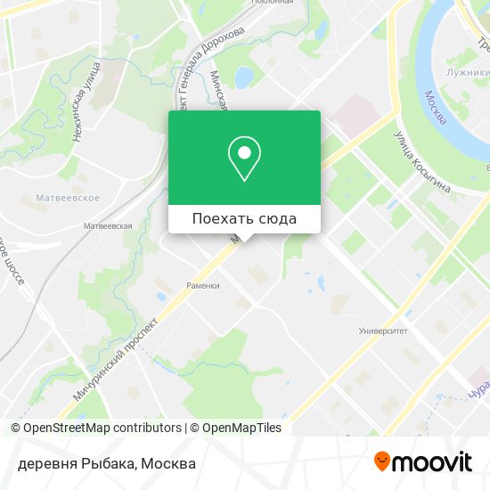 Карта деревня Рыбака