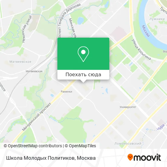 Карта Школа Молодых Политиков