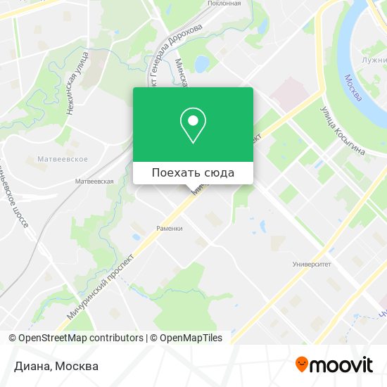 Карта Диана