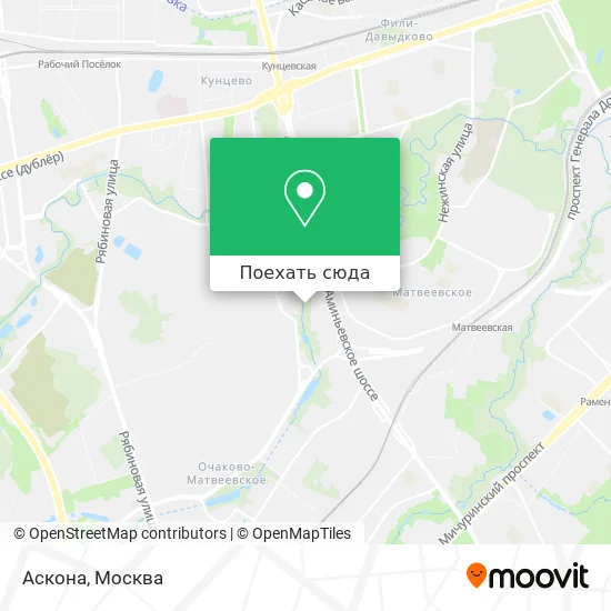 Карта Аскона