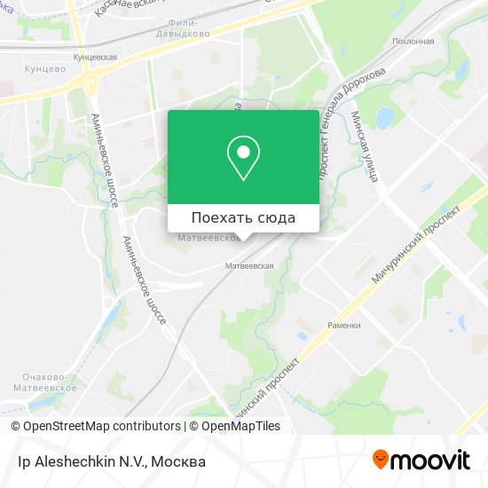 Карта Ip Aleshechkin N.V.
