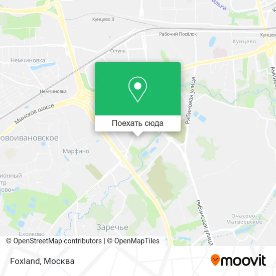 Карта Foxland