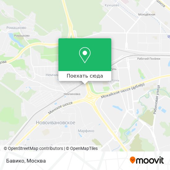Карта Бавико
