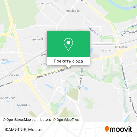 Карта ФАМИЛИЯ