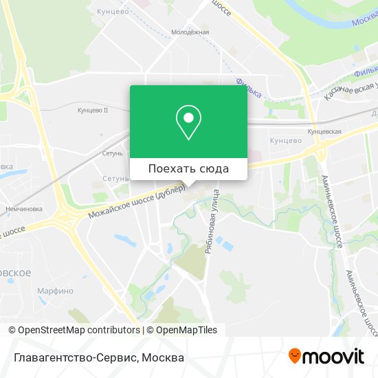 Карта Главагентство-Сервис