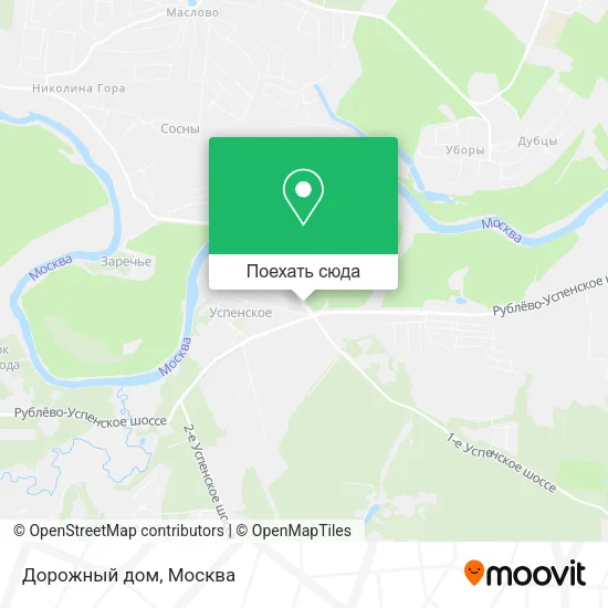 Карта Дорожный дом