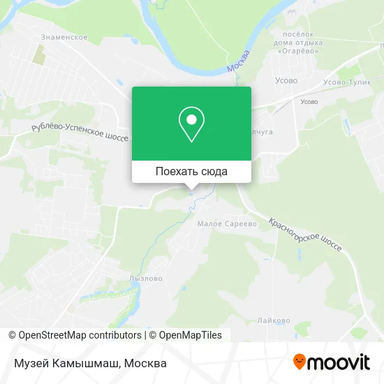 Карта Музей Камышмаш