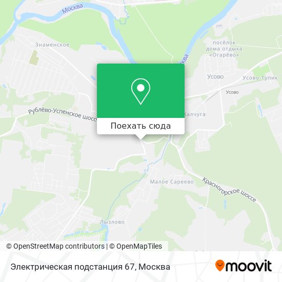 Карта Электрическая подстанция 67