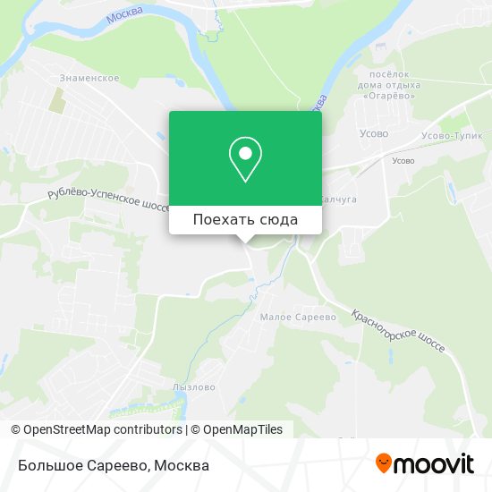 Карта Большое Сареево