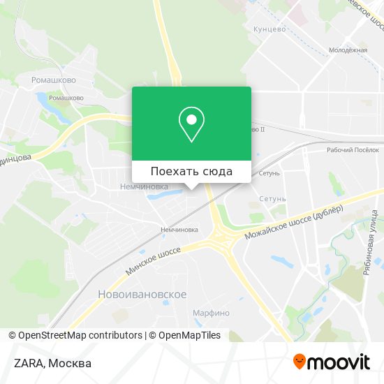 Карта ZARA