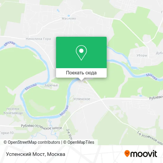 Карта Успенский Мост